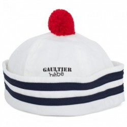 Junior Gaultier Pom Pom Sailor Hat