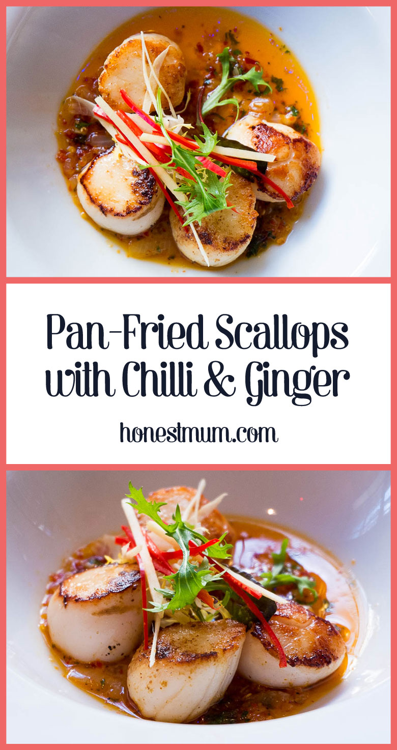 Pan-Fried Scallops with Chilli and Ginger