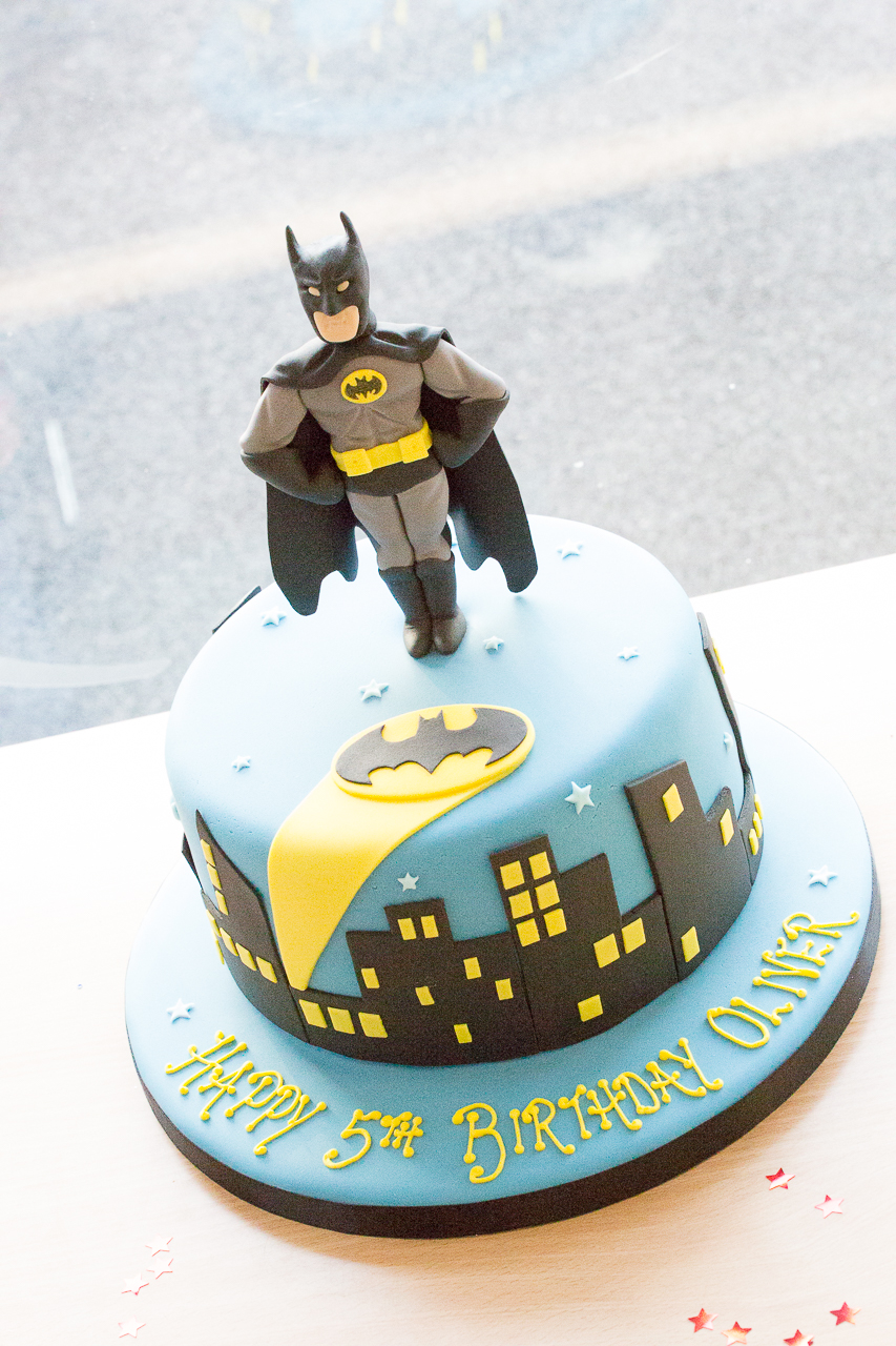 Batman 5th birthday cake