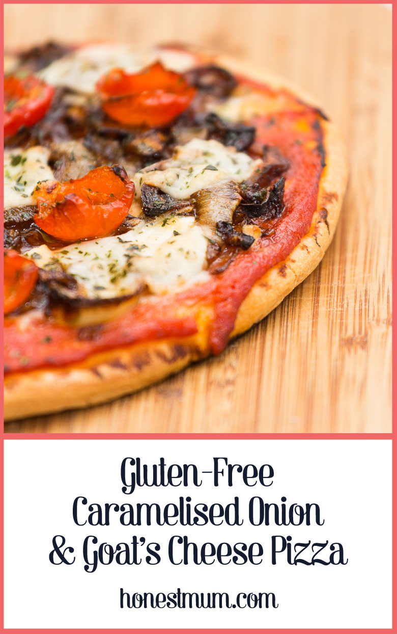 Gluten-Free Caramelised Onion and Goat's Cheese Pizza