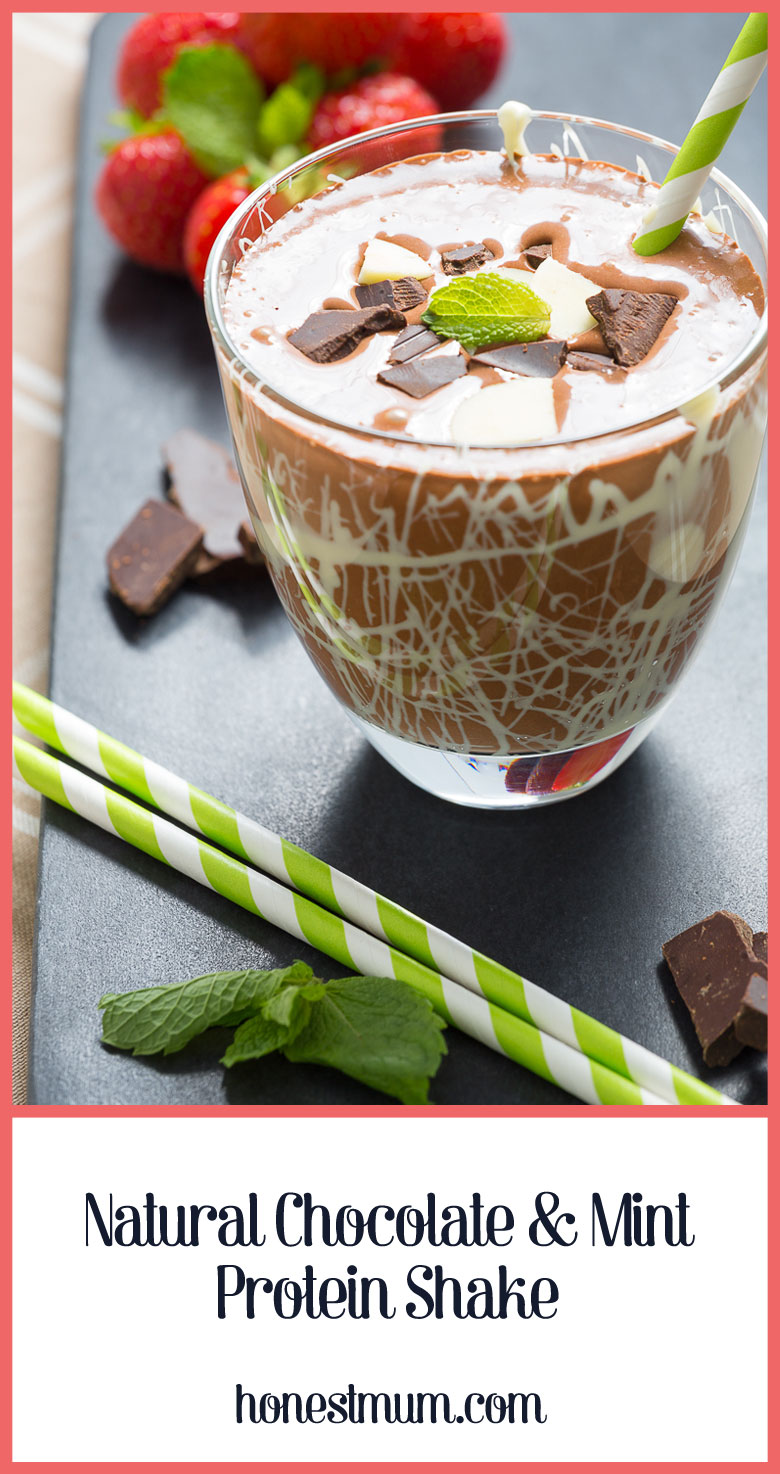 Natural Chocolate & Mint Protein Shake