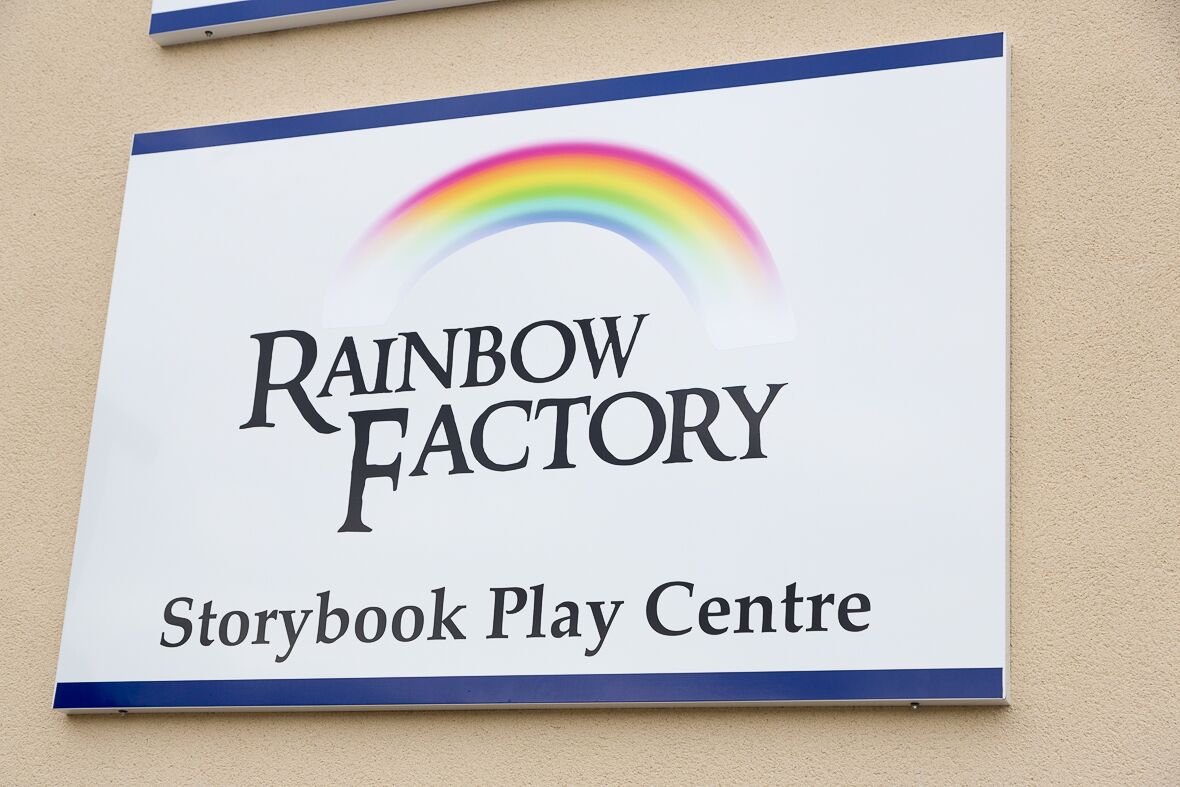 rainbow factory entrance