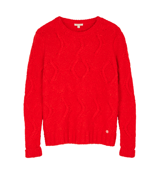 cable knit jumper