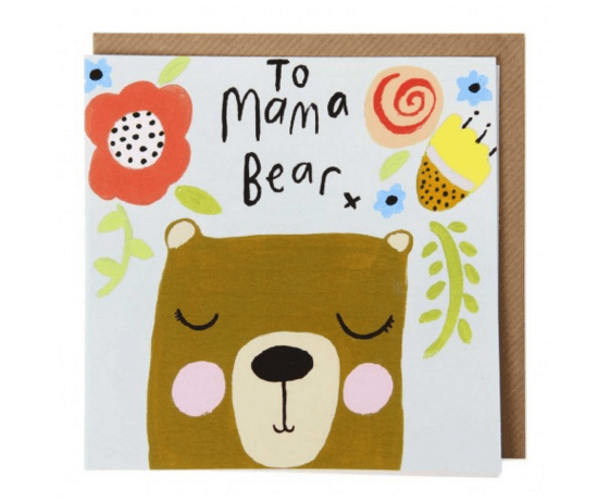 To mama bear Mother's day card