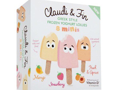 mini Claudi & Fin Greek style yoghurt Lollies