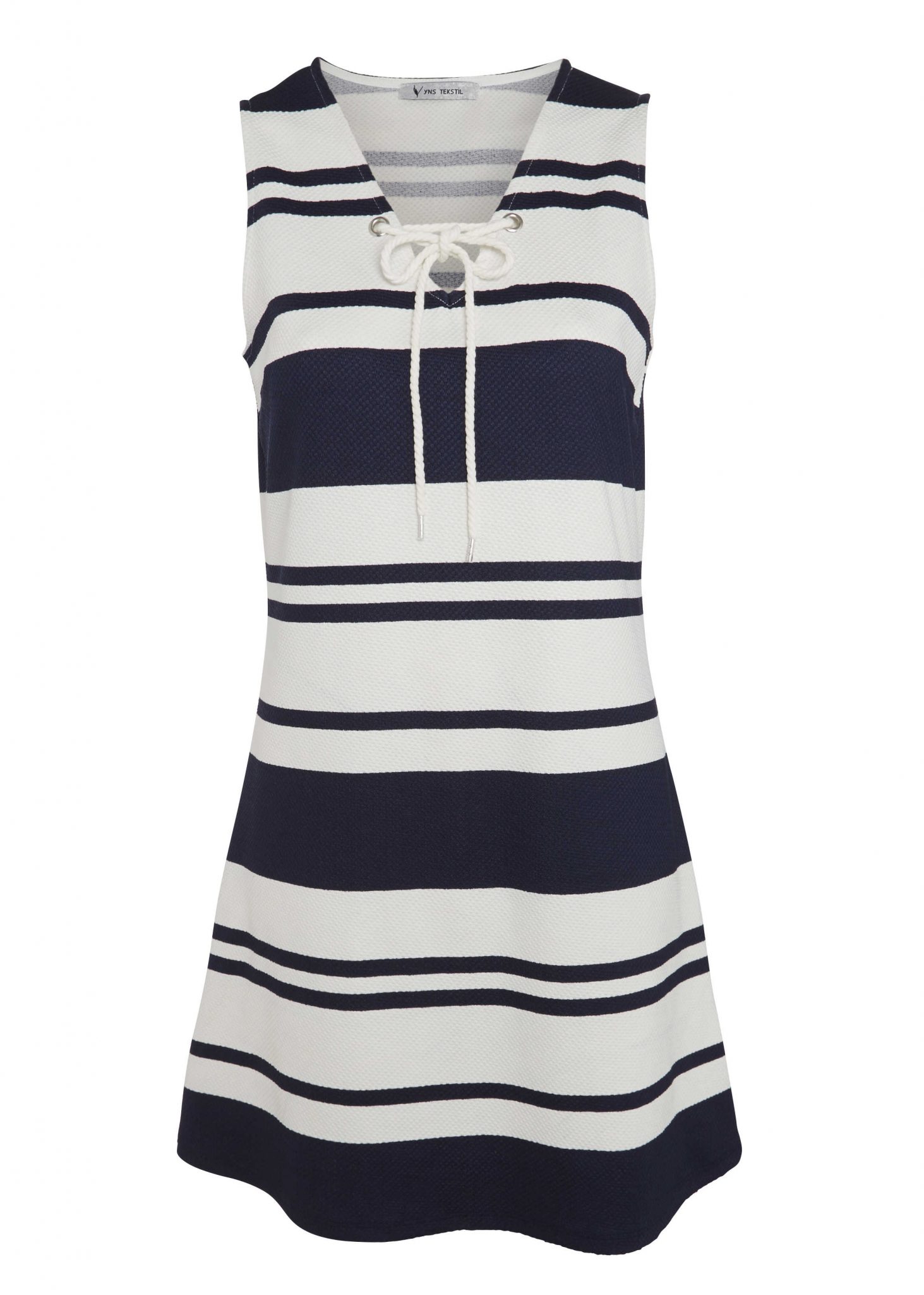 Nautical style stripe dress