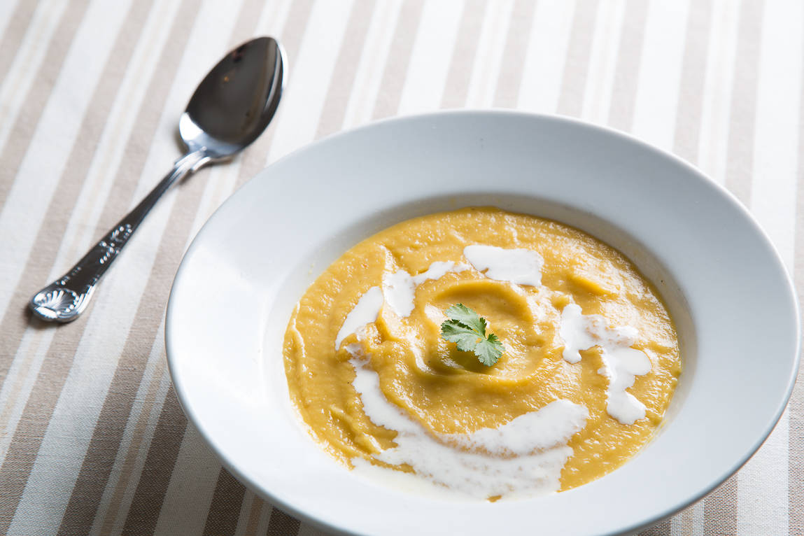 pumpkin and carrot soup-ideal for little ones 
