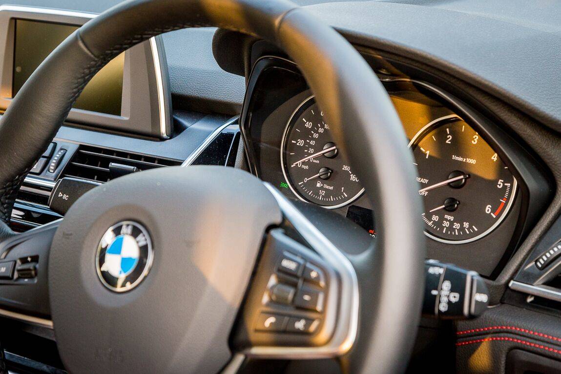 Dashboard in a BMW