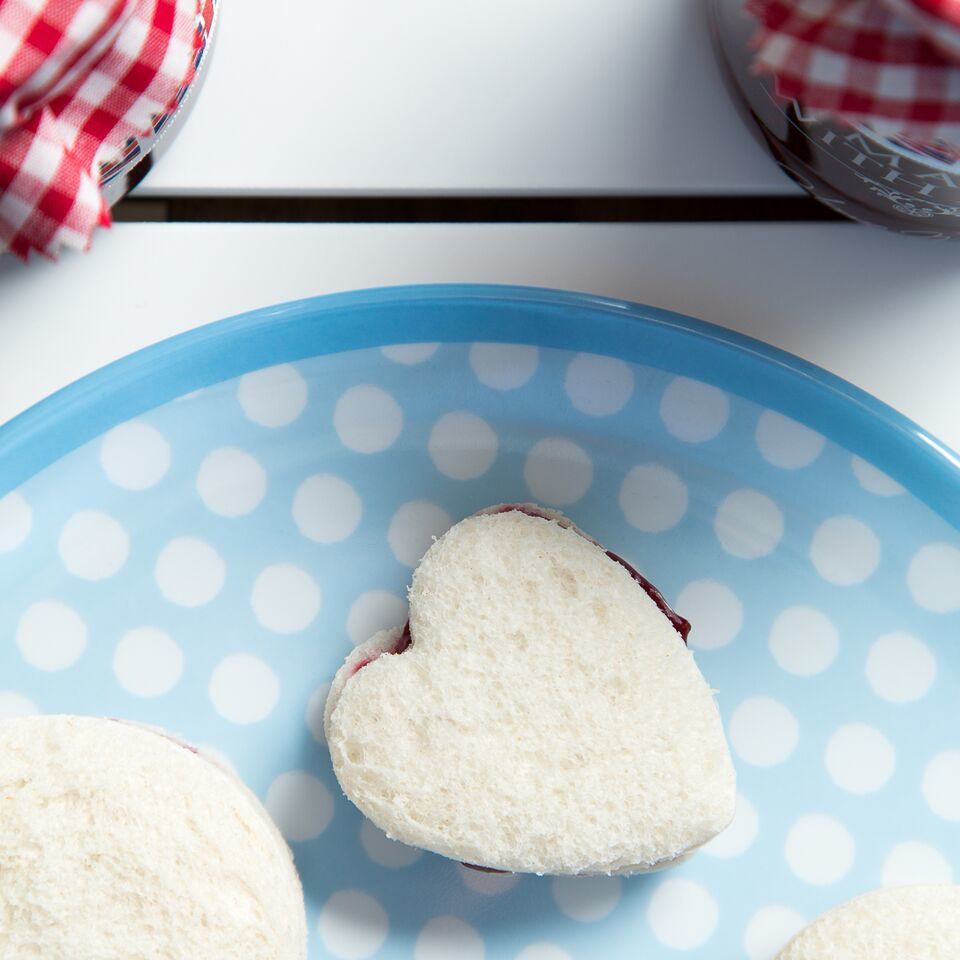 Heart shaped scones
