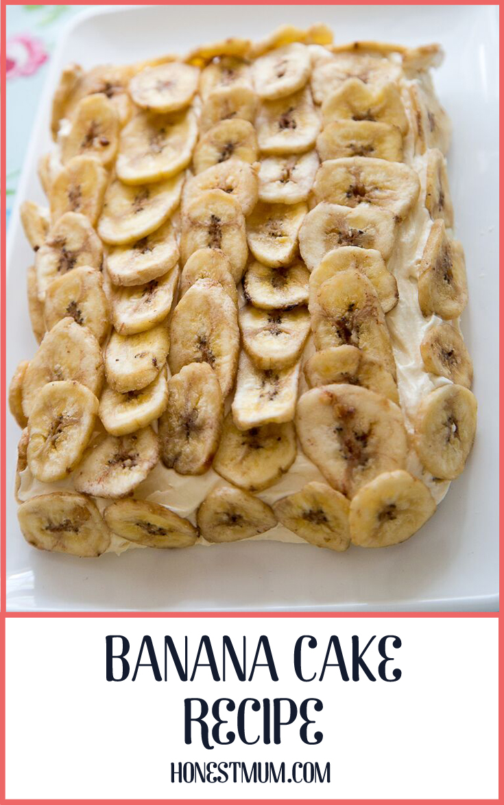 How to make banana cake - a recipe by food blogger Honest Mum