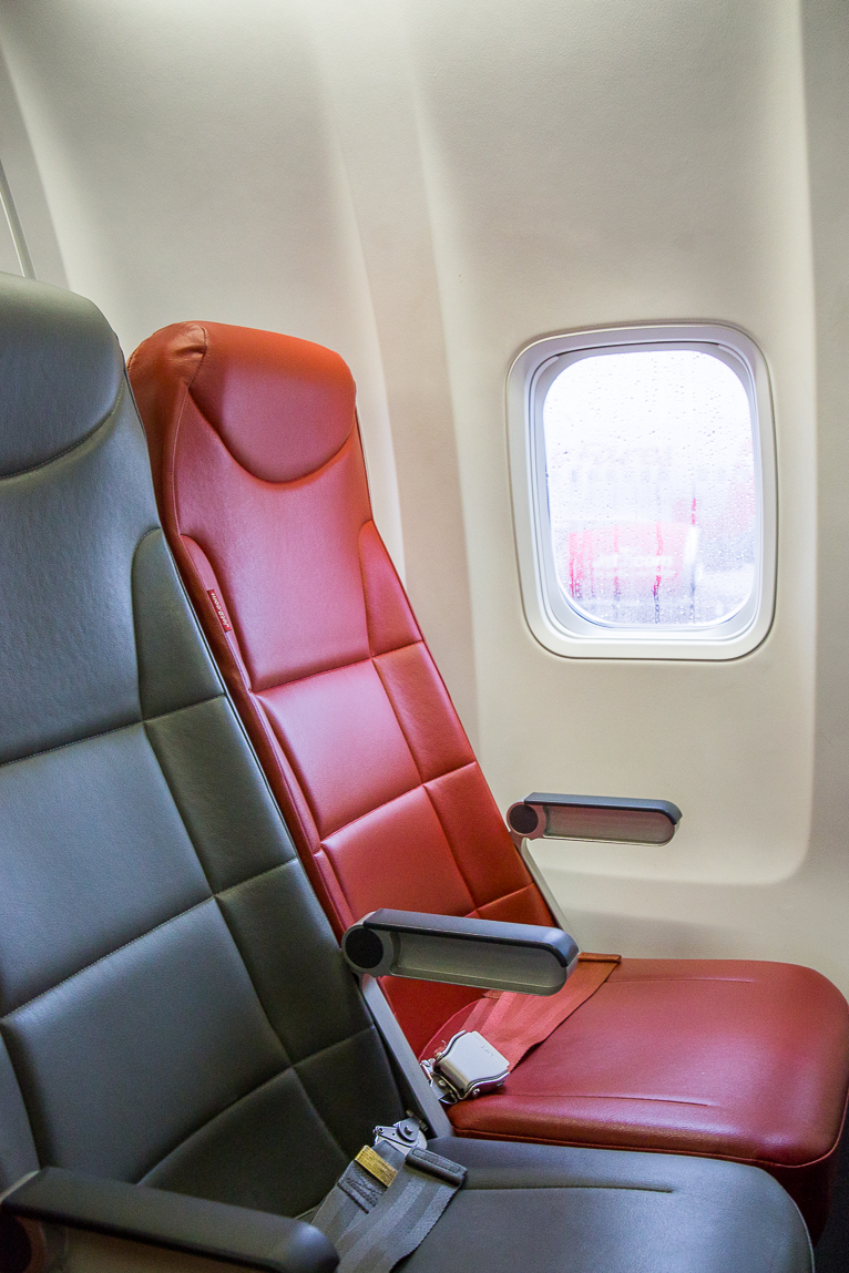 seats inside a Jet2.com plane