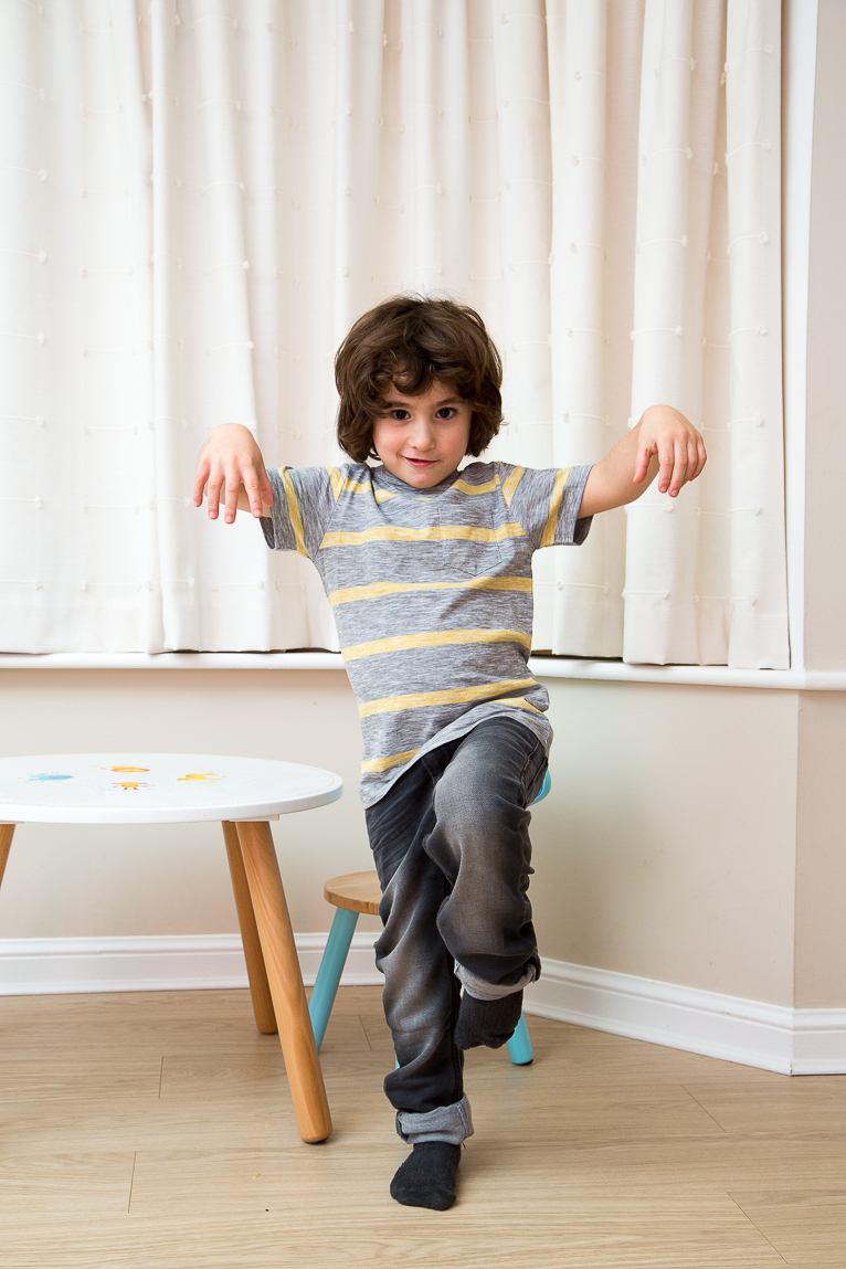 striped t-shirt and jeans for boys by Next
