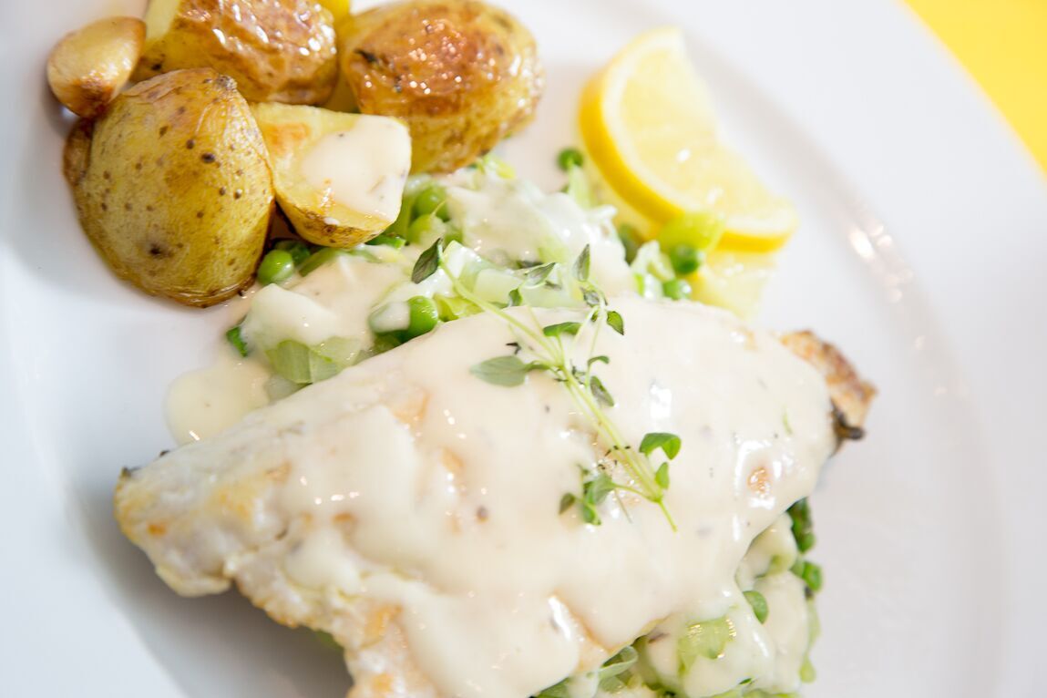 Saucy Co. Seabass and Beurre Blanc Sauce 