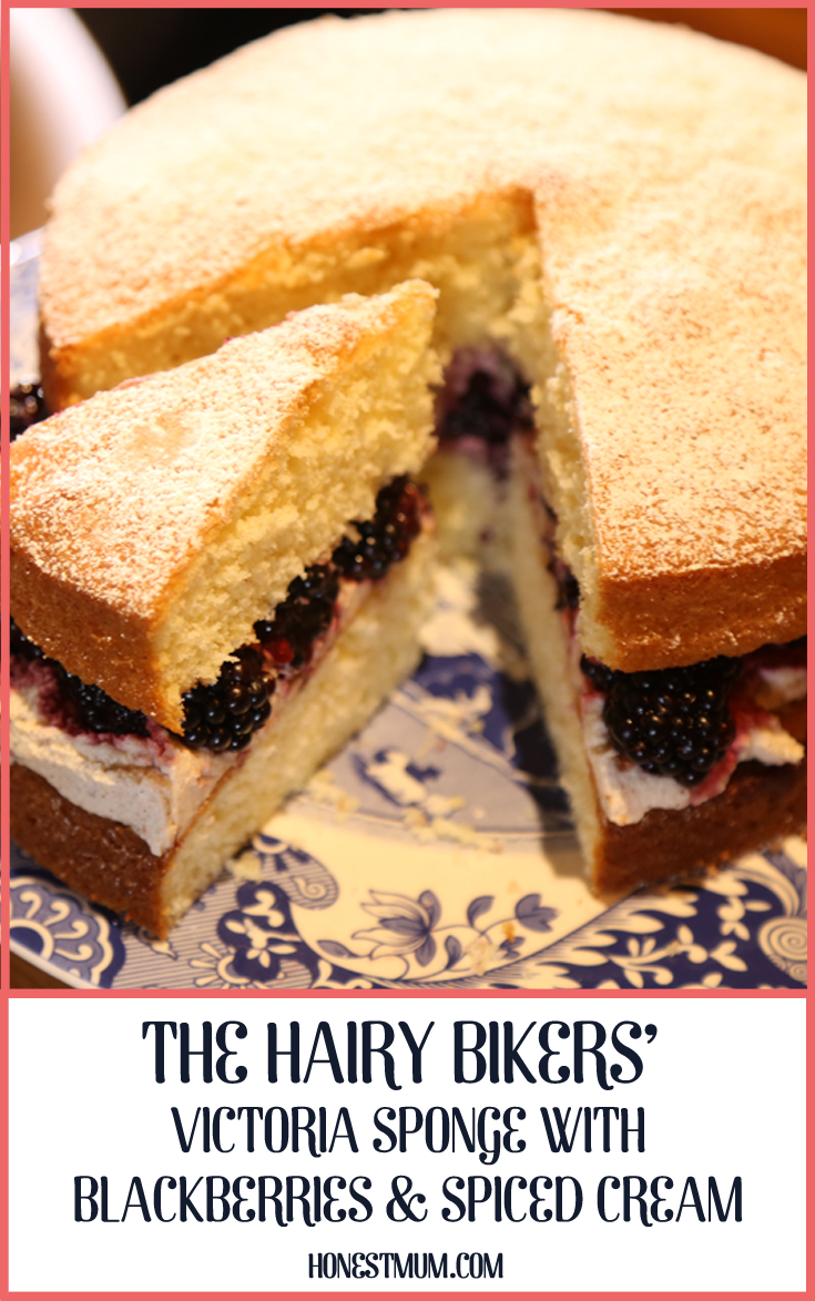The Hairy Bikers’ Victoria Sponge with Blackberries and Spiced Cream