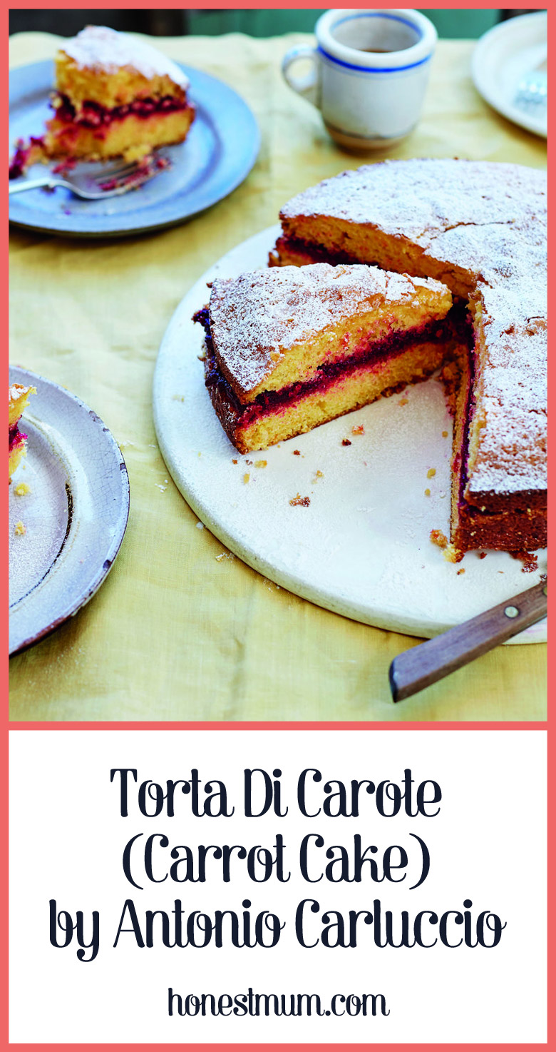 Torta Di Carote (carrot cake) by Antonio Carluccio