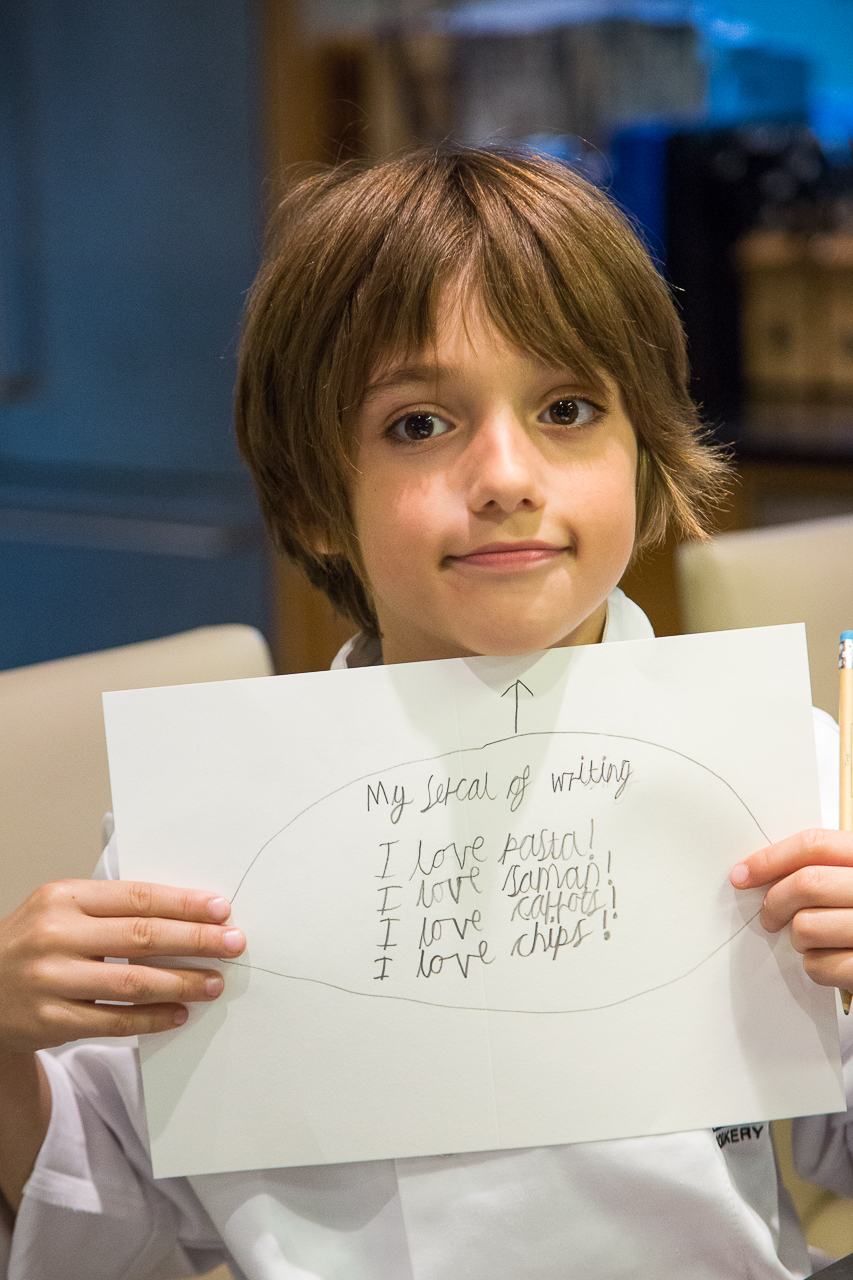 Oliver, 7 writes about his favourite foods