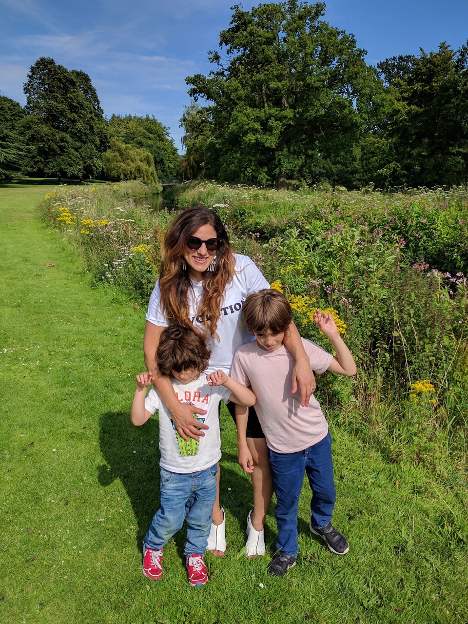 Honest Mum and family at the Yorkshire Sculpture Park