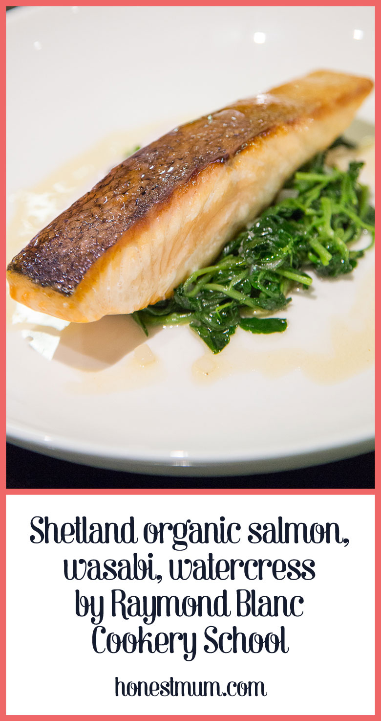  Shetland organic salmon, wasabi, watercress 