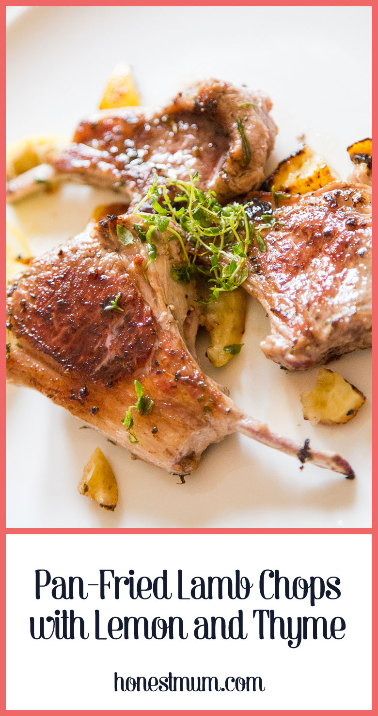 Pan-Fried Lamb Chops with Lemon and Thyme
