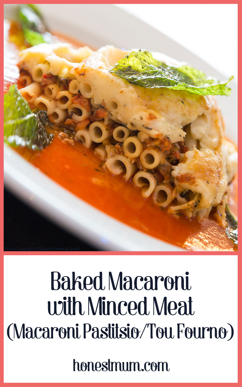Baked Macaroni with Minced Meat (Macaroni Pastitsio/ Tou Fourno)