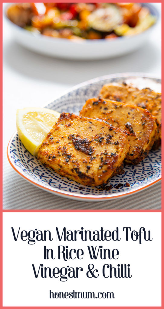 Vegan Marinated Tofu Recipe in Rice Wine Vinegar and Chilli