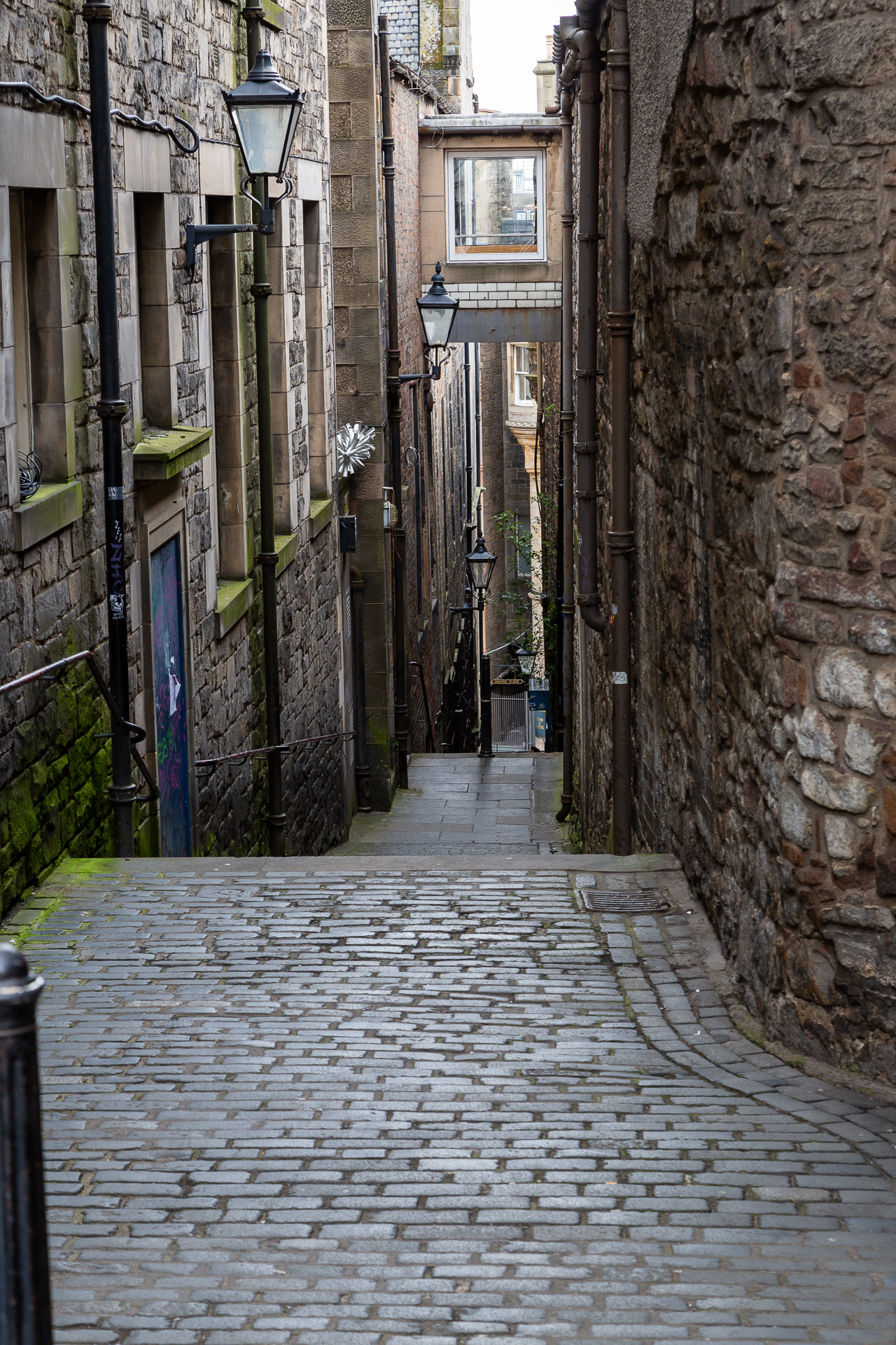 back streets in Edinburgh