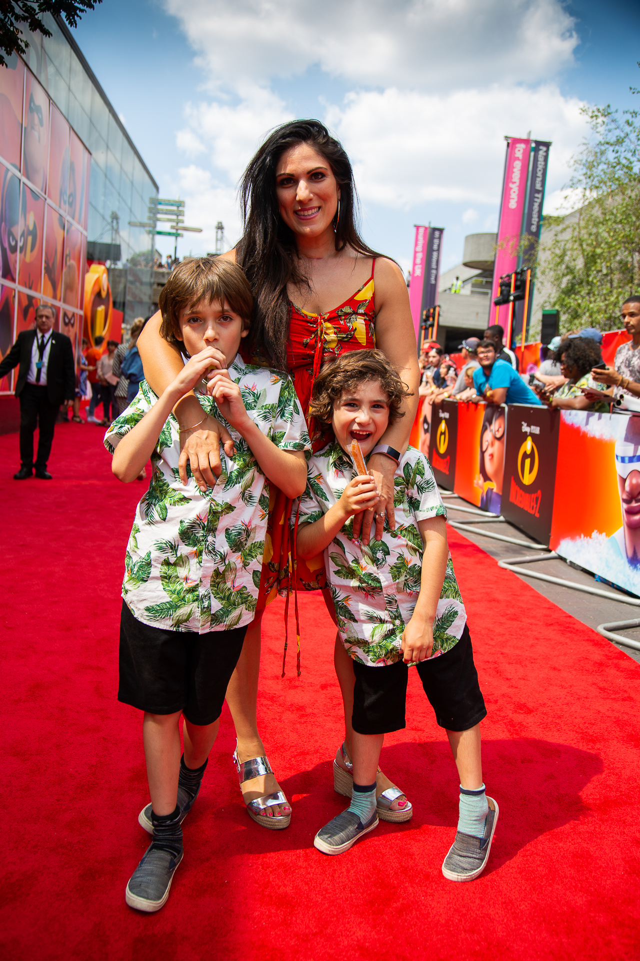 Honest Mum and family attend the premiere of Incredibles 2