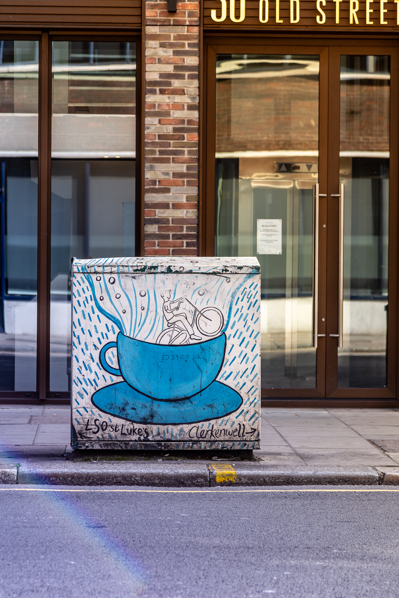 East London tea street art