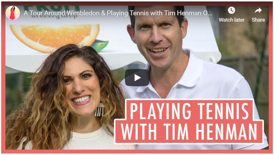 A Tour Around Wimbledon & Playing Tennis with Tim Henman OBE & Robinsons #Ad
