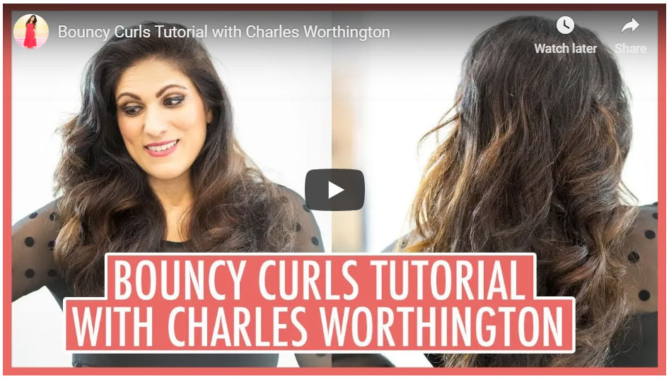 Bouncy Curls with Charles Worthington #ad