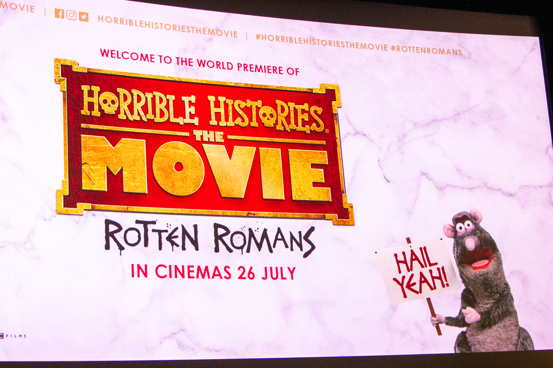 Horrible Histories in cinemas 26th July