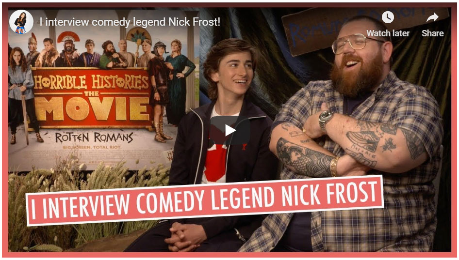 I interview comedy legend Nick Frost!