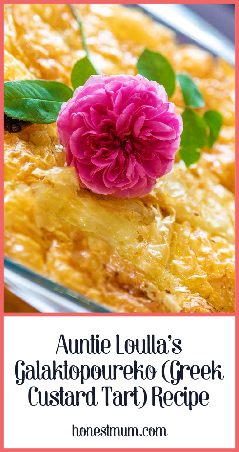 Auntie Loulla's Galaktopoureko (Greek Custard Tart) Recipe