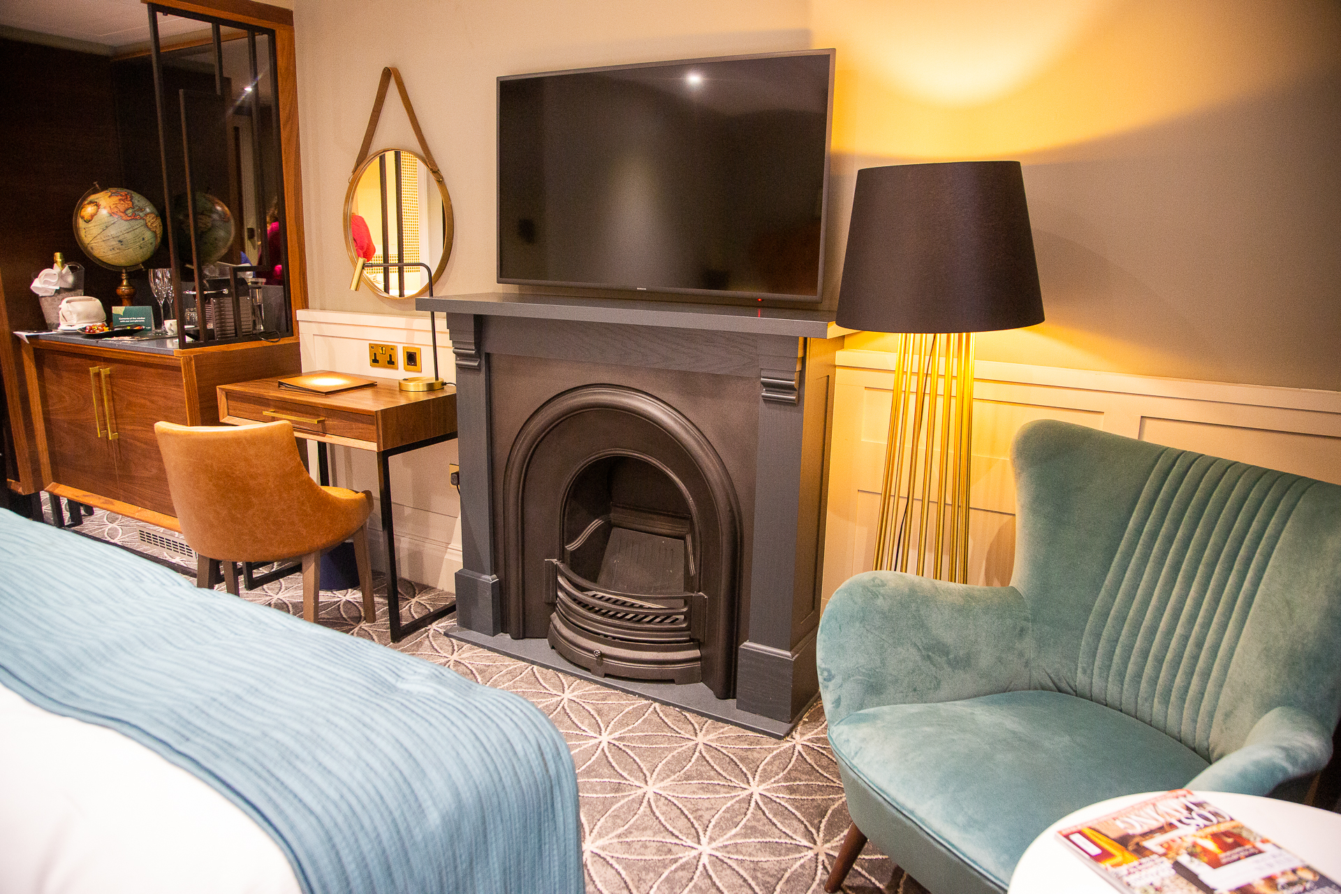 stunning family room at 100 Queen's Gate Hotel in London