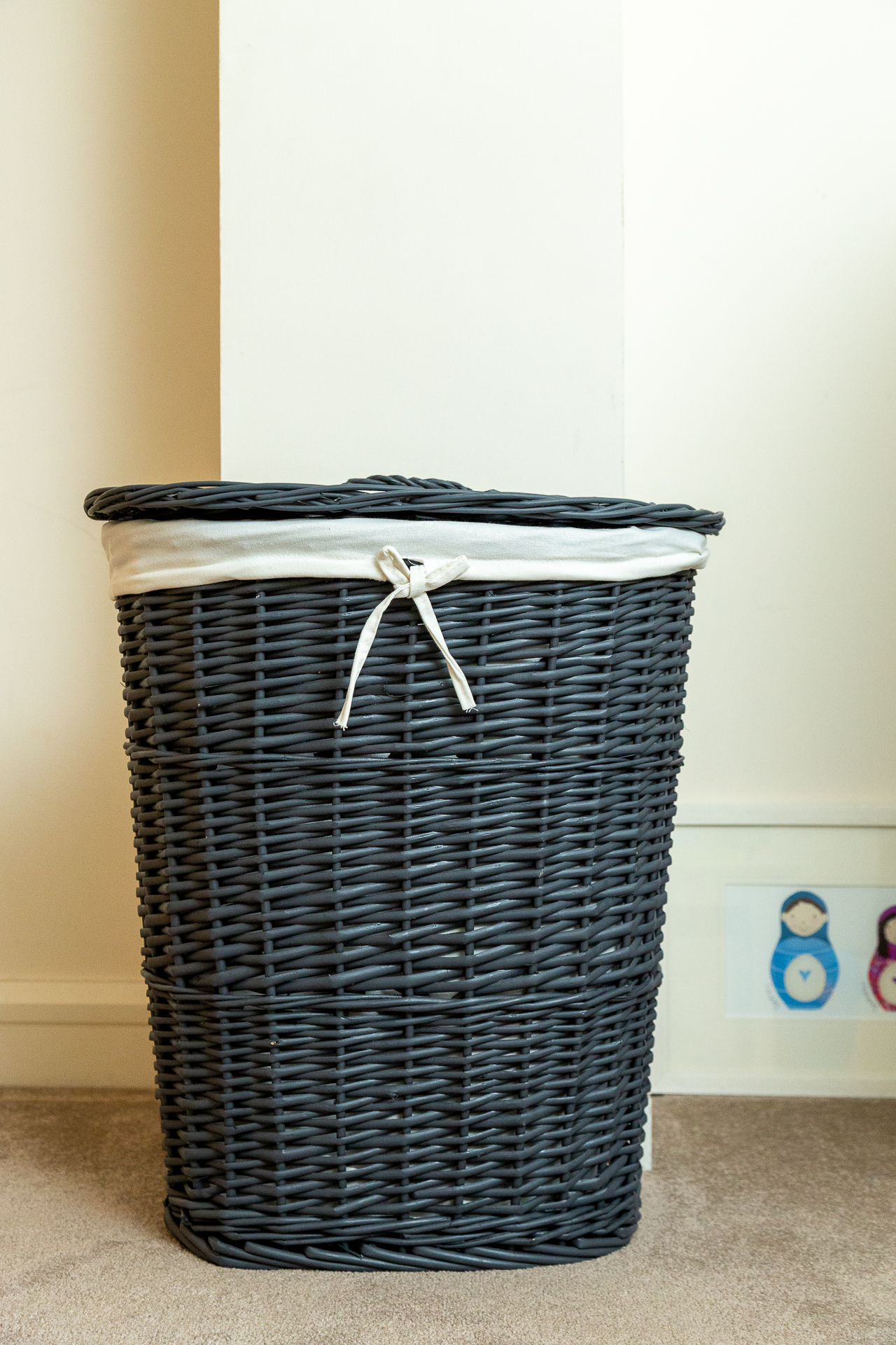 pretty laundry basket from Wilko