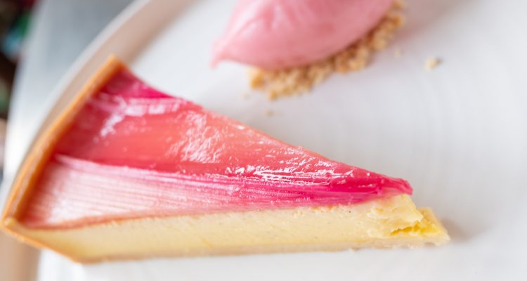 rhubard custard tarte
