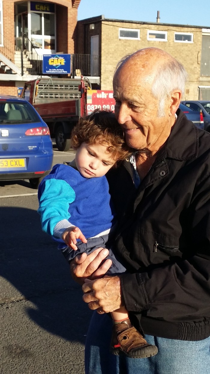 granddad David with grandson Alexander l Honest Mum