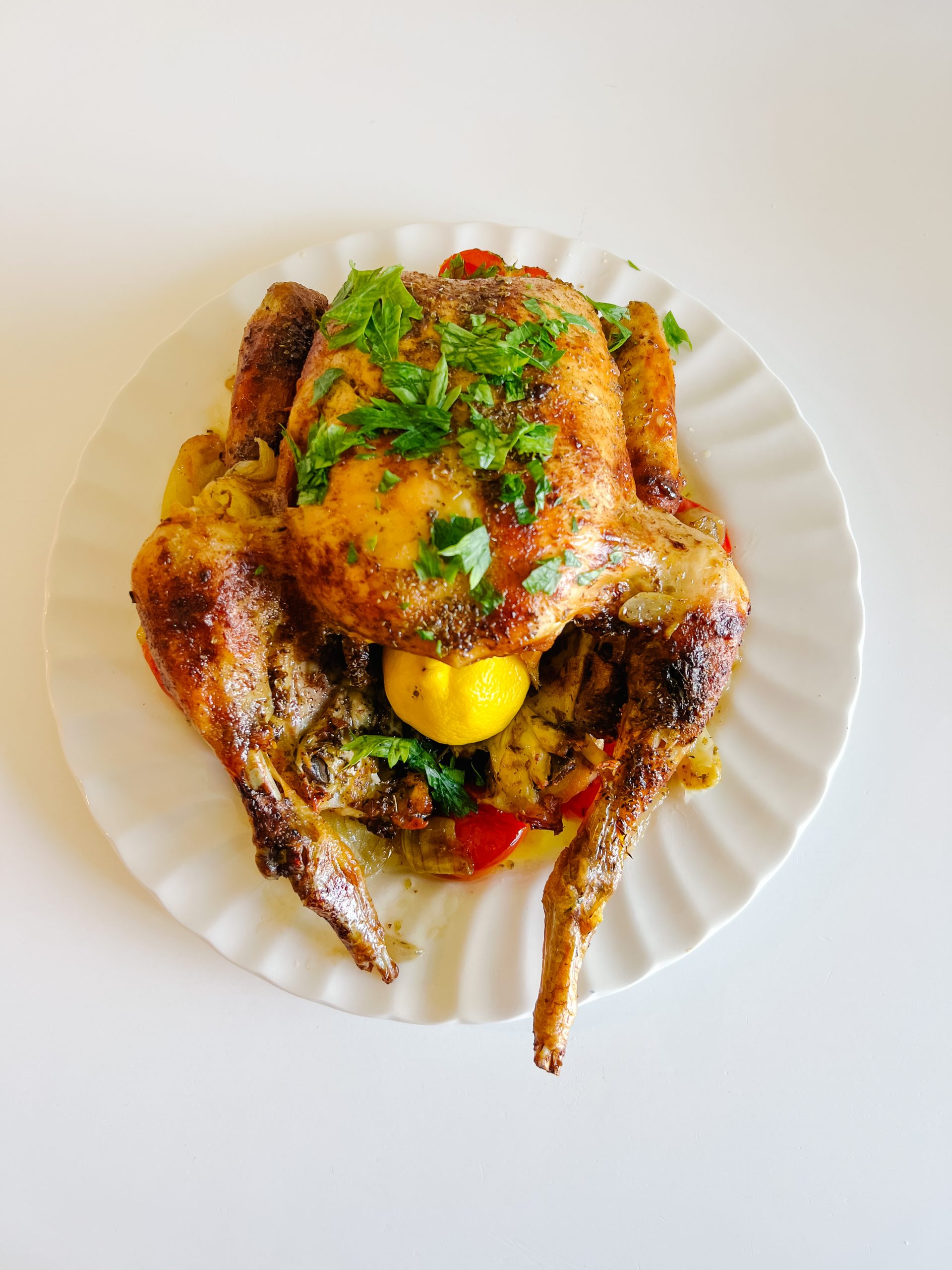 Greek roast chicken