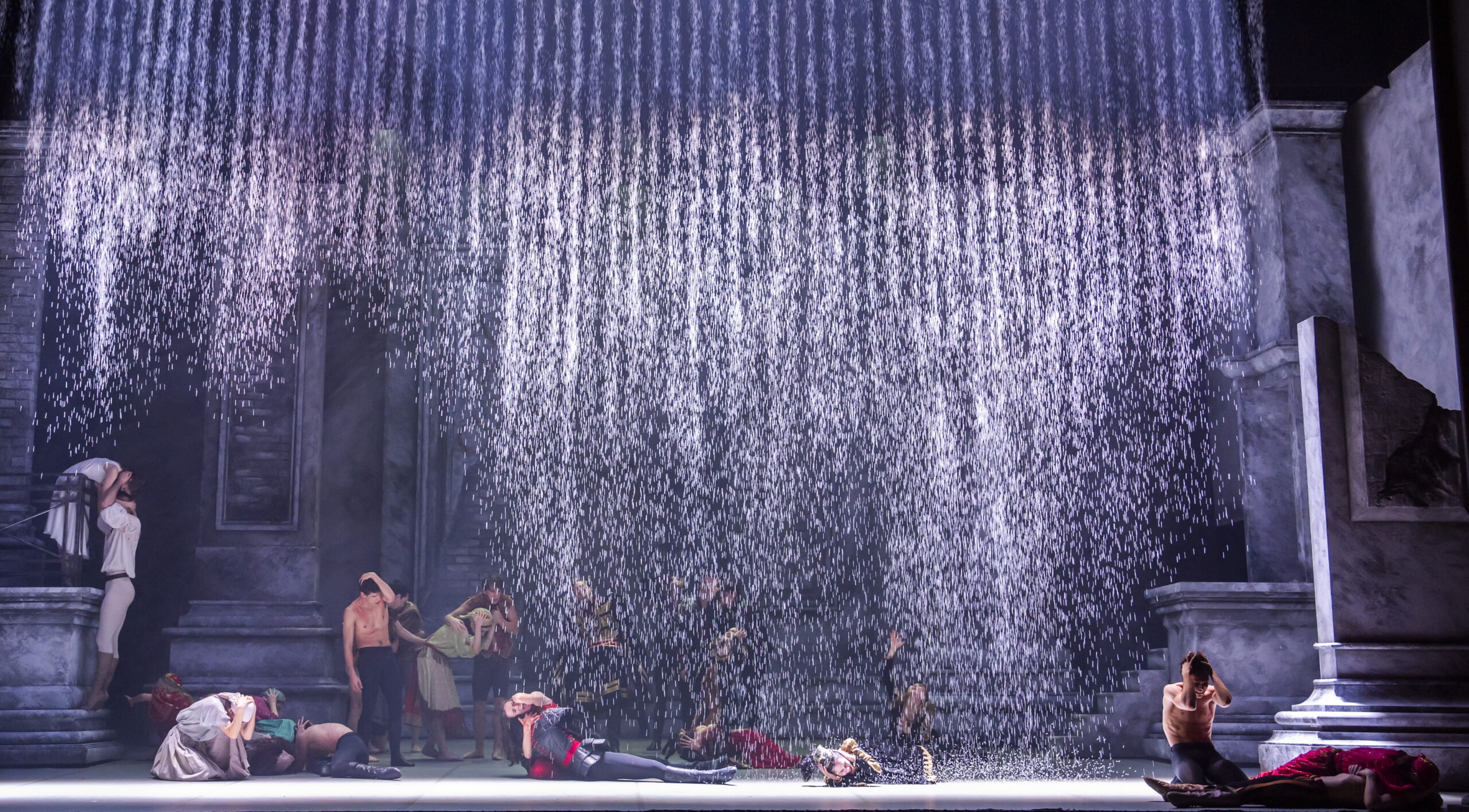Northern Ballet dancers in Romeo and Juliet. Photo Tristram Kenton 6